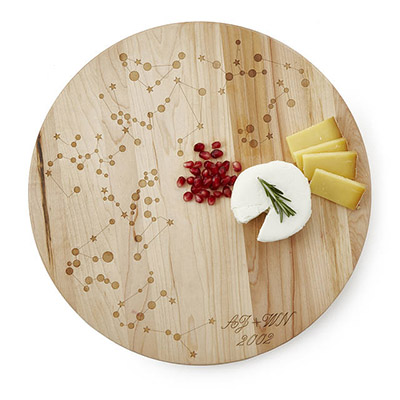 written in stars cheese board