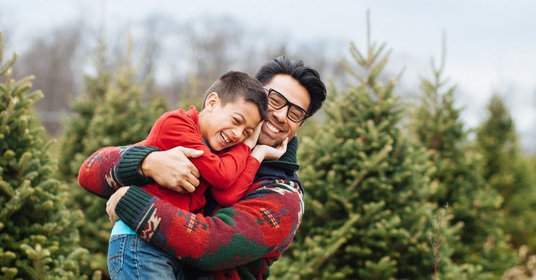 father and son christmas